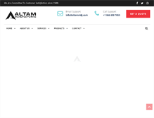 Tablet Screenshot of altammfg.com